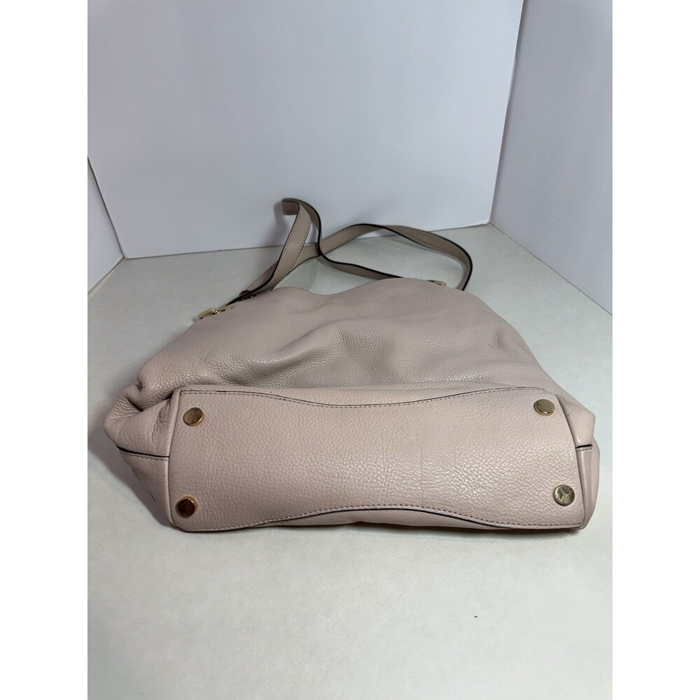 Michael Kors Soft Pink Leather Hobo Shoulder Bag Gold Hardware - Picture 3 of 6
